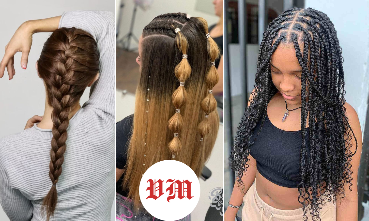 Bubble Braid Hairstyles